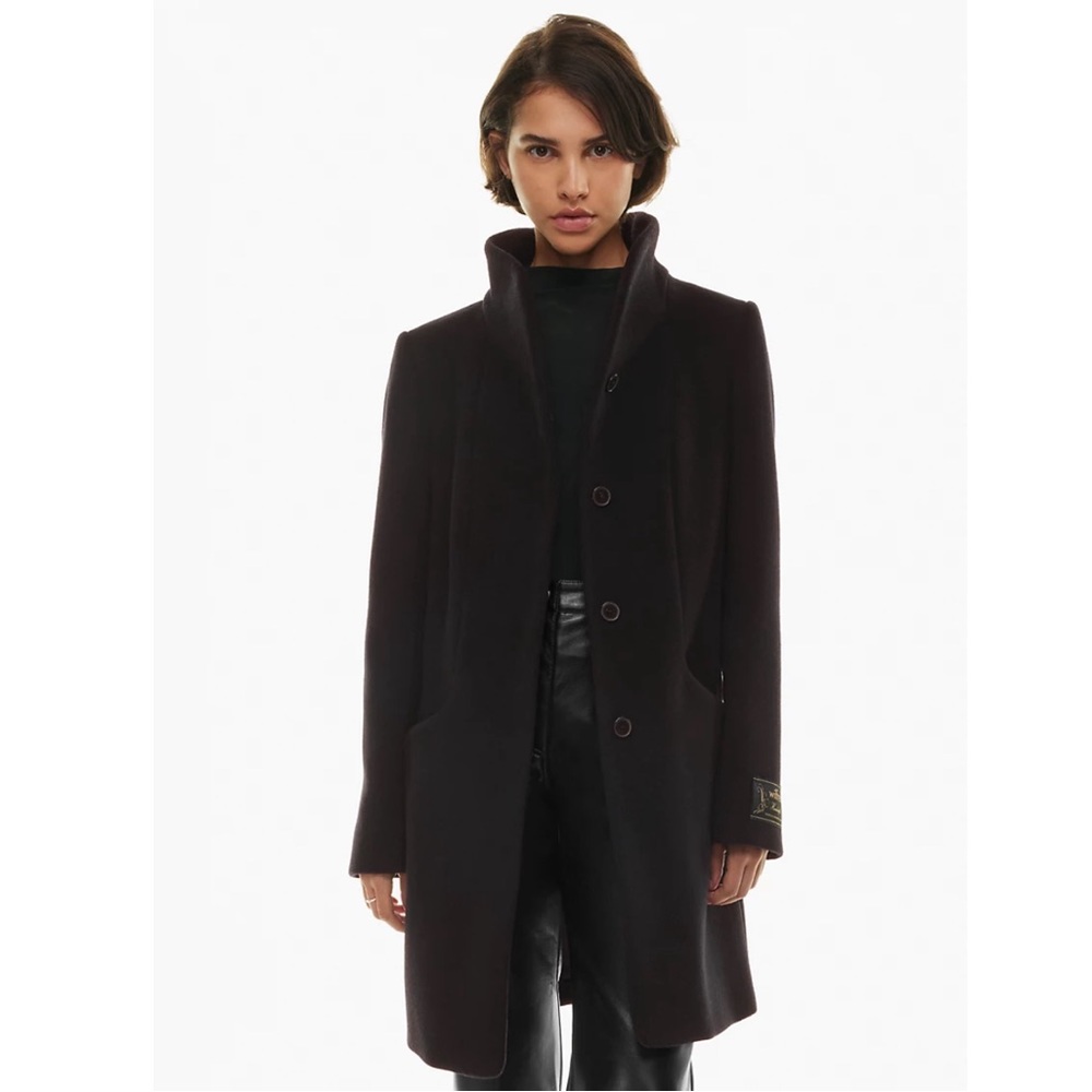 Aritzia Cocoon Coat Olive Green